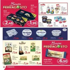 Volantino MerSi Supermercati Pagina 6: Muller mousse proteica €1,29, Fettine al Parmigiano Reggiano €1,49