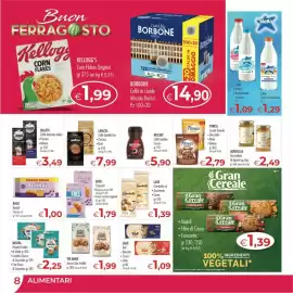 Volantino MerSi Supermercati Pagina 8: Bauli Croissant Classico €1,79, Lago Roll Nocciola €1,09