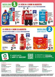 Volantino Gecop Pagina 20: Coca Cola Classica/Zero €1,59, Mutti passata di pomodoro classica maxi €0,59