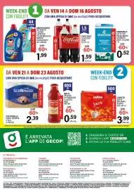 Volantino Gecop Pagina 20: Coca Cola Classica/Zero €1,59, Mutti passata di pomodoro classica maxi €0,59