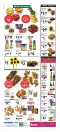 Mariano's weekly ad week 33 Page 10: Fisherman's Reserve Raw Shrimp €9,99, Wendy's Ground Beef Patties €8,00