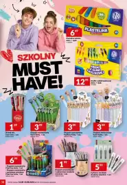 Twój Market gazetka tydzień 33 Strona 38: Plastelina szkolna Astra €6,49, Cyrkiel w etui Basic Academy Interdruk €5,99