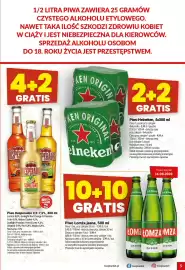 Twój Market gazetka tydzień 33 Strona 5: Piwo Łomża €1,99, Piwo bezalkoholowe Desperados Lemon €3,93