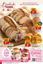 Twój Market gazetka tydzień 33 Strona 8: Chleb żytni babuni Białecki €5,99, Bułka fitness Białecki €1,59