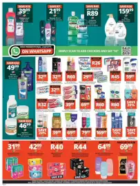 Checkers catalogue Page 10: AQUAFRESH TOOTHPASTE €32,99, Colgate Total/Pro Toothpaste €39,99