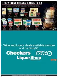 Checkers catalogue Page 4: Crystal Valley Cheddar/Gouda Cheese Slices €49,99, Ladismith Cheese €129,99