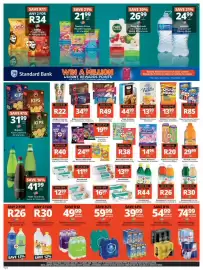 Checkers catalogue Page 8: AQuellé Still Natural Spring Water €24,99, FIESTAS CORN CHIPS €13,99