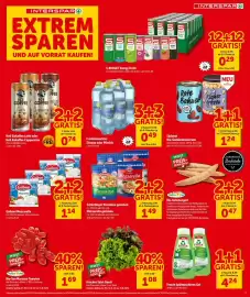 Interspar Flugblatt Seite 3: Schärdinger Pizzakäse gerieben €1,49, Bio-Salzstangerl €0,47