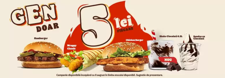 Magazine Burger King Pagină 1
