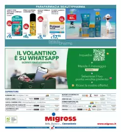 Volantino Migross Supermercati e Market Pagina 20: Spray Alontan Icaridina 20% €6,90, Acqua termale Avene €5,50