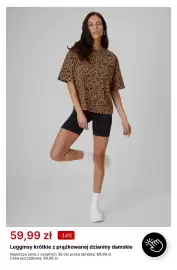4F gazetka tydzień 33 Strona 3: Legginsy krótkie z prążkowanej dzianiny damskie €59,99