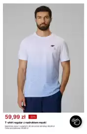 4F gazetka tydzień 33 Strona 6: T-shirt regular z nadrukiem męski 4F €59,99