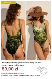 Medicine gazetka Strona 10: Strój kąpielowy jednoczęściowy damski z motywem roślinnym €89,90