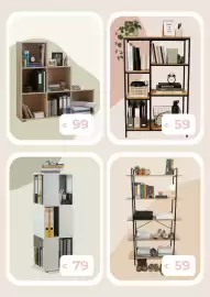 Euroshop folder Pagina 13: Boekenkast €59,00, Boekenkast €59,00