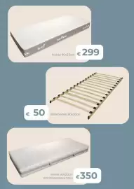 Euroshop folder Pagina 23: Lattenbodem €50,00, Matras be.flex €299,00