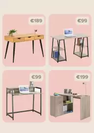 Euroshop folder Pagina 3: Bureau €99,00, Bureau €199,00