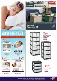 Euroshop folder Pagina 27: Mabelle matrasbesch. €29,95, Crownest Opbergbox €4,99