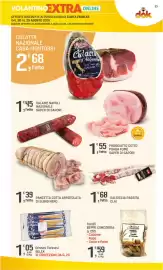 Volantino Supermercati Dok Pagina 23: Pancetta cotta arrotolata di suino nero €1,39, Grissini Torinesi SELEX €1,05