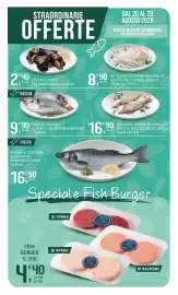 Volantino Supermercati Dok Pagina 34: Cozze allevate nel mar adriatico €2,40, Orate G. €9,90