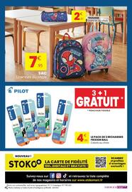 Catalogue Stokomani page 22: Aloha - sac €7,95, Pilot - le pack de 3 recharges frixion ball €4,99
