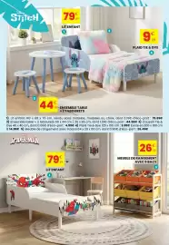 Catalogue Stokomani page 16: Meuble de rangement avec 9 bacs €26,49, Lit enfant €79,89