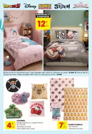 Catalogue Stokomani page 17: Plaid flanelle €7,99, Set de lit €2,99
