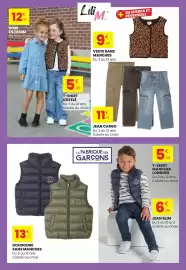 Catalogue Stokomani page 2: Jean slim €6,99, T-shirt côtelé €5,99