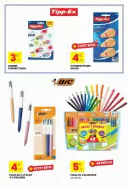Catalogue Stokomani page 20: Bic - pack de coloriage €5,76, Tipp-ex - 3 correcteurs wood €4,39