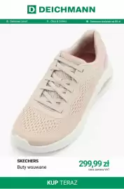Deichmann gazetka tydzień 33 Strona 3: Buty wsuwane Skechers €299,99