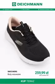 Deichmann gazetka tydzień 33 Strona 7: Buty wsuwane Skechers €259,99