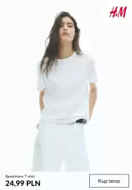 H&M gazetka tydzień 33 Strona 10: Bawełniany T-shirt H & M €24,99