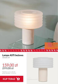 Homla gazetka tydzień 33 Strona 10: Lampa Asti beżowa €159,00