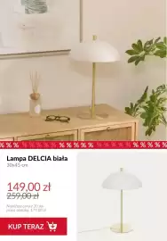 Homla gazetka tydzień 33 Strona 8: Lampa Delcia biała €149,00