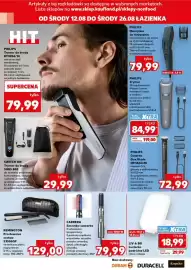 Kaufland gazetka Strona 14: Lusterko podróżne LED Liv & Bo €18,99, Golarka Philips One Blade €72,99