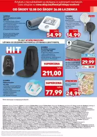 Kaufland gazetka Strona 15: Hydromasażer do stóp Ecomed €77,99, Ciśnieniomierz na ramię Sanitas Sbm 18 €54,99