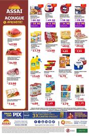 Encarte Assaí Atacadista Página 2: Reserva - patinho ou coxão mole bovinos resfriados €42,90, Apti - mistura para bolo €3,89