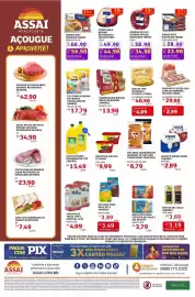 Encarte Assaí Atacadista Página 2: Reserva - patinho ou coxão mole bovinos resfriados €42,90, Apti - mistura para bolo €3,89