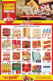 Tabloide Fort Atacadista semana 33 Página 1: Coca-cola - refrigerante €3,19, Copacol - peito frango desfiado €64,79
