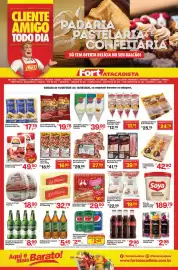 Tabloide Fort Atacadista semana 33 Página 1: Rs - presunto cozido fatiado €42,90, Aurora - linguiça calabresars €49,90