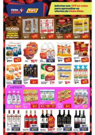 Tabloide Fort Atacadista Página 3: Mais - bacon cubos €10,98, Pão de leite €5,98