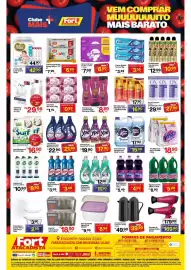 Tabloide Fort Atacadista Página 4: Mili - fralda love & care mega €44,90, Prato durax fundo/ raso/ sobremesa €3,90