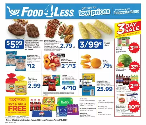 Food 4 Less (valid until 18-08)