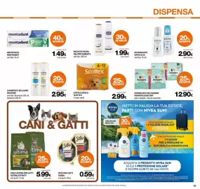 Volantino Superconti Pagina 13: Carta igienica Scottex La Maxi €2,99, Bagnoschiuma Neutro Roberts €1,99