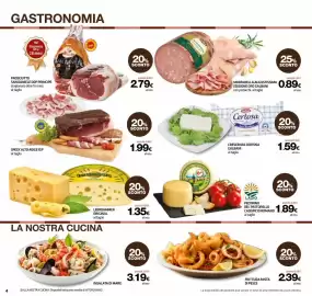 Volantino Superconti Pagina 4: Leerdammer Original al taglio €1,35, Pecorino del Pastorello €1,89