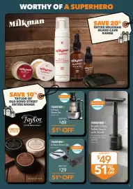 Shaver Shop catalogue Page 17: Transform-U Double Edge Safety Razor with Stand €49,00, Transform-U 4-Piece Shave Set €49,00