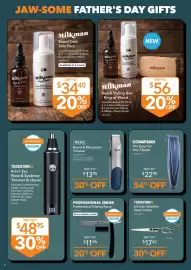 Shaver Shop catalogue Page 22: Conairman The Easy Cut Hair Clipper €22,95, Wahl Beard & Moustache Trimmer €13,95