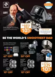 Shaver Shop catalogue Page 7: Pitbull Platinum PRO Head Shaver €339,00, Carver PRO 4x Head Replacement Blade €40,49