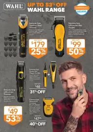 Shaver Shop catalogue Page 9: Extreme Grip Stainless Steel Trimmer €179,00, Wahl Extreme Grip Lithium-Ion Hair Clipper €99,00