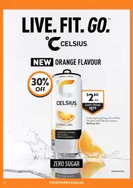 Foodworks catalogue week 33 Page 16: Celsius Sparkling Energy Drink €2,80