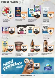 Foodworks catalogue week 33 Page 26: Pauls Vanilla Custard €3,50, Tamar Valley Greek Style Natural Yoghurt €4,90